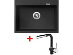 Set Sinks Maximo 680 Pureblack + Mix 3 P GR N6