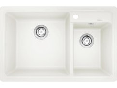 Granitový drez Blanco Legra 8 biela soft drez vľavo