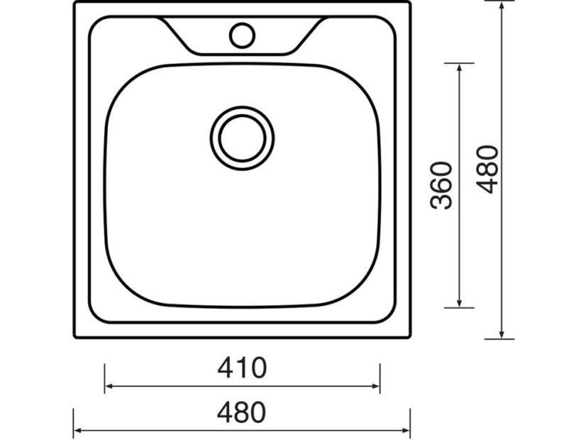 Sinks CLASSIC 480 + PRONTO