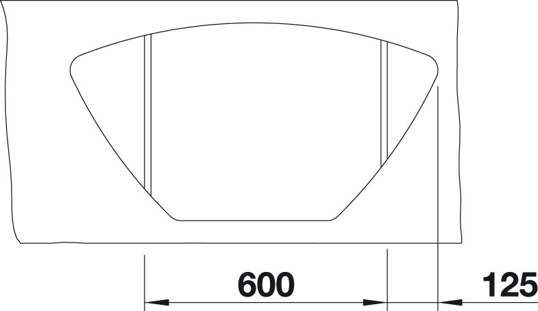 Granitový drez Blanco ZIA 9 E Sivá vulkán