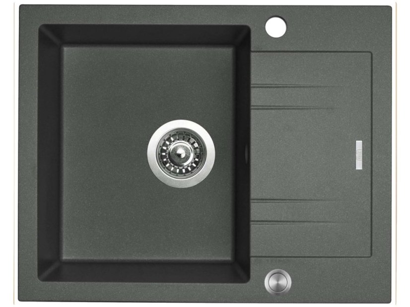 Granitový drez Sinks LINEA 600 XC Titanium