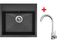 Sinks SOLO 560 Granblack + ARCO celonerezová Sinks SOLO 560 Granblack + ARCO celonerezová