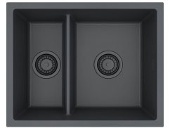 Granitový drez Alveus Omni 50 Black edition