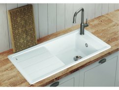 Granitový drez Blanco FARON XL 6 S Biela soft