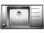 Nerezový drez Blanco Andano XL 6S-IF Compact InFino nerez hodvábny lesk drez vľavo