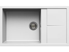 Granitový drez Elleci Unico 410 Bianco G68