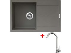 Sinks ULTIMA 790 Marone + ELASTA černá matná