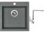 Set Sinks VIVA 455 Titanium + baterie Sinks baterie CASPIRA chrom