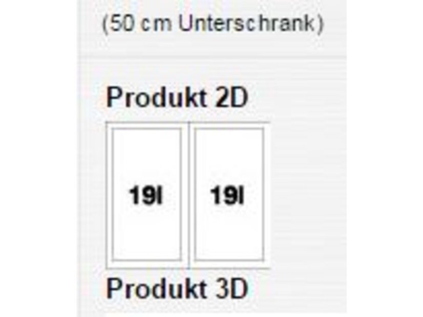 Odpadkový koš Blanco Flexon II 50/2 objem