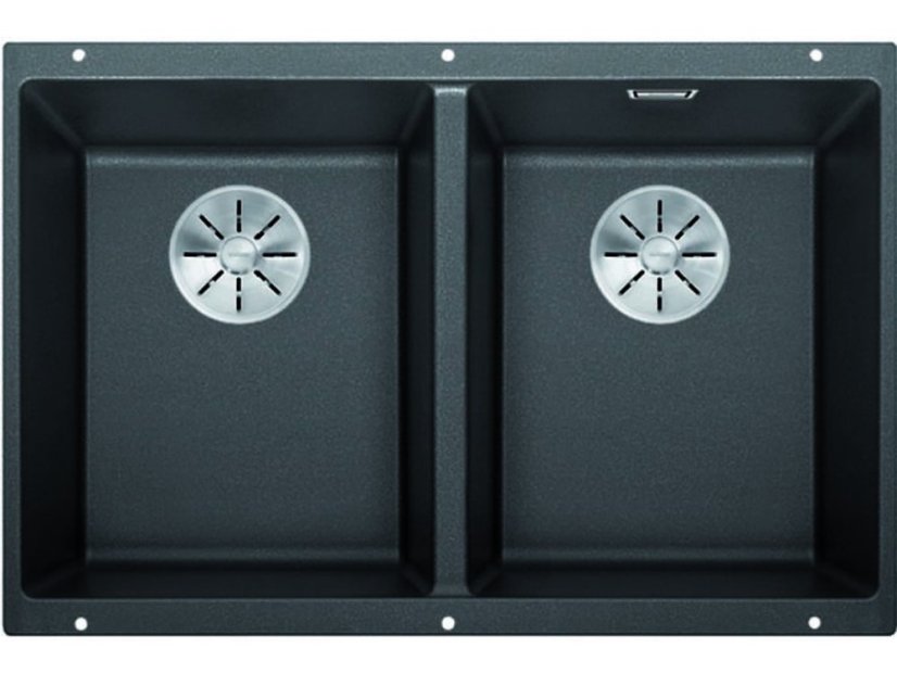 Blanco Subline 350/350 U InFino černá