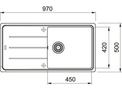 Granitový dřez Franke BFG 611 Sahara