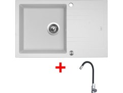 Sinks LINEA 780 XC Milk + Elasta nerez/čierna Sinks LINEA 780 XC Milk + Elasta nerez/čierna