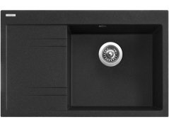 Granitový drez Sinks RIM 780 P Granblack pravý