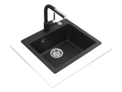 Granitový drez Teka CLIVO 50 S-TQ 1B Čierna metalická - 2