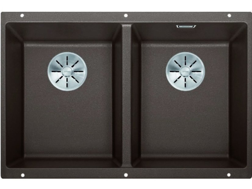Granitový drez Blanco SUBLINE 350/350 U InFino káva bez tiahla