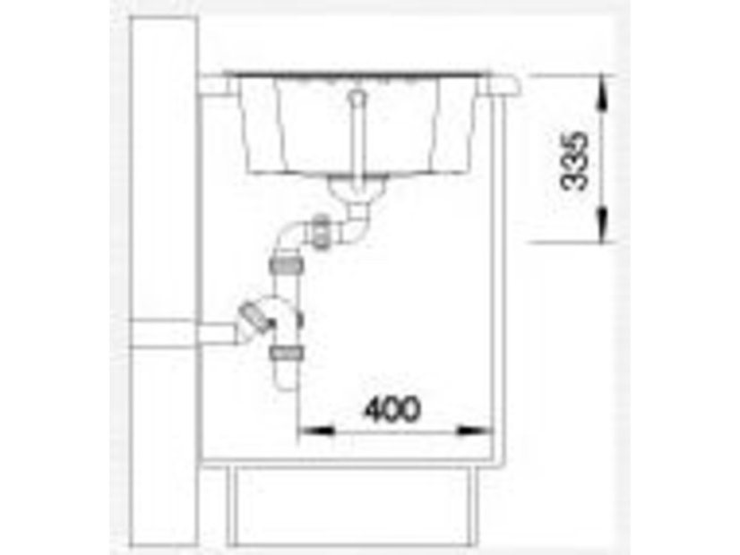 Granitový drez Blanco ZIA 40 S aluminium
