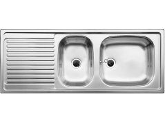 Nerezový drez Blanco TOP EZS 11 x 4 Nerez prírodný lesk