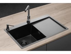 Nerezový drez Concept NANO coat TITANIA ľavý DNN1045dsl
