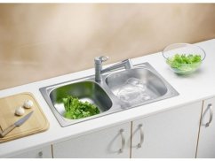 Nerezový dvojdřez Alveus Basic 160 - obrázek 3