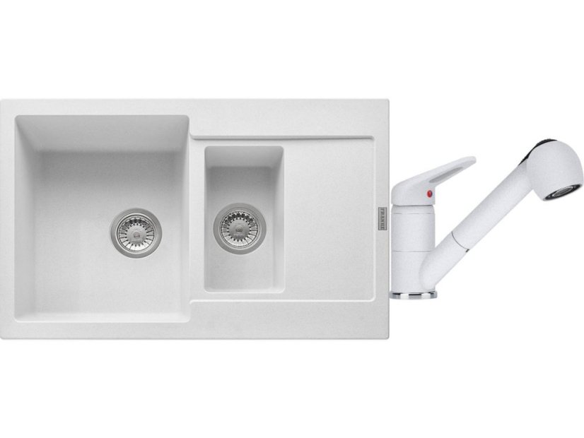 Set Franke MRG 651-78 Bílá-led + Franke FC 9547 Bílá-led
