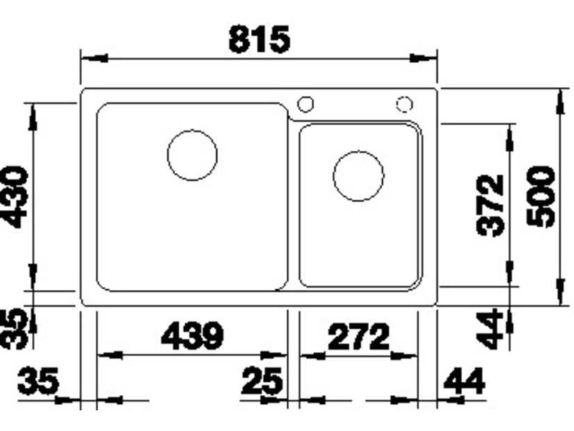 Granitový dřez Blanco Naya 8 kávová