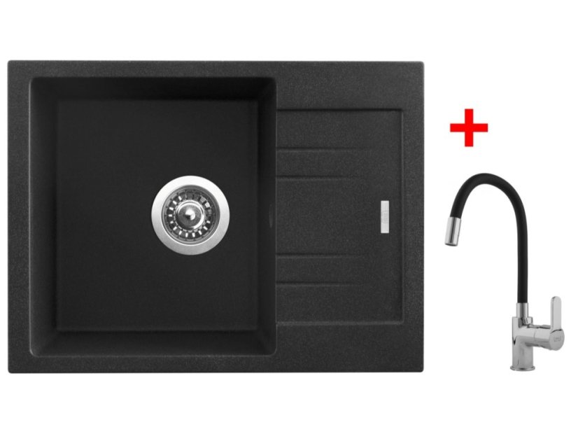 Set Sinks RAPID 580 Granblack + Flexia