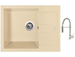 Set Sinks AMANDA 650 Sahara + baterie Sinks MIX 35 PROF S chrom