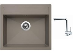 Set Sinks SOLO 560 Truffle + batéria Sinks MIX 3 chróm