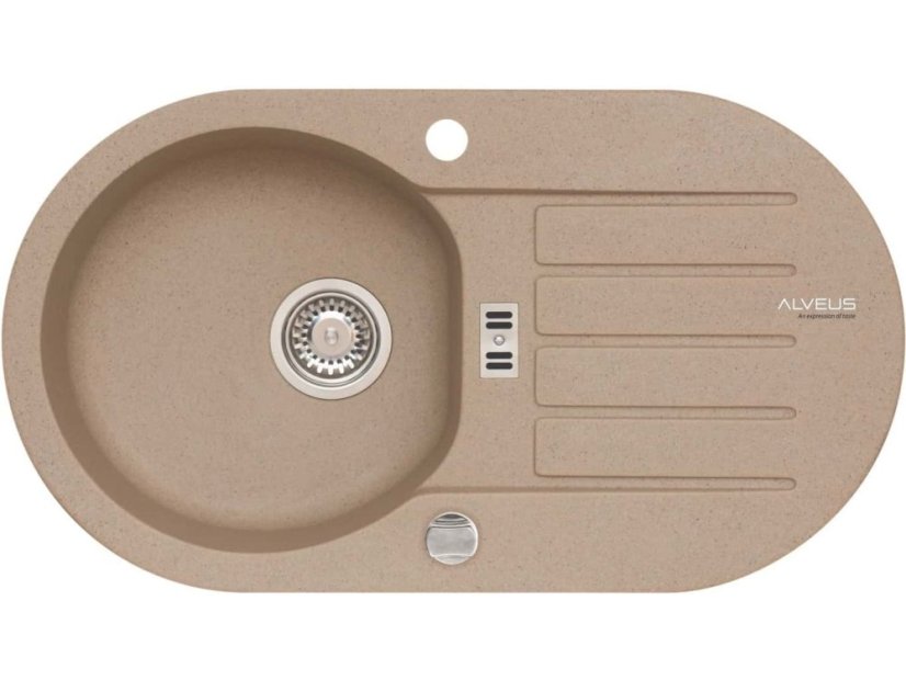 Granitový drez Alveus Niagara 40 Béžová