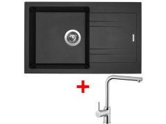 Sinks LINEA 780 Metalblack + Elka