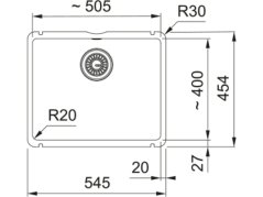 Keramický drez Franke KXK 110-51 Onyx