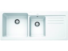Granitový drez Blanco NAYA 8 S biela drez vľavo Granitový drez Blanco NAYA 8 S biela drez vľavo