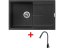 Sinks ULTIMA 790 Granblack + ELASTA S čierná matná