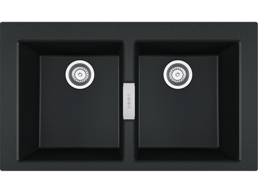 Tectonitový dřez Franke S2D 620-86 Černá