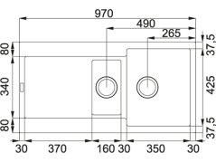 Granitový drez Franke MRG 651 Onyx