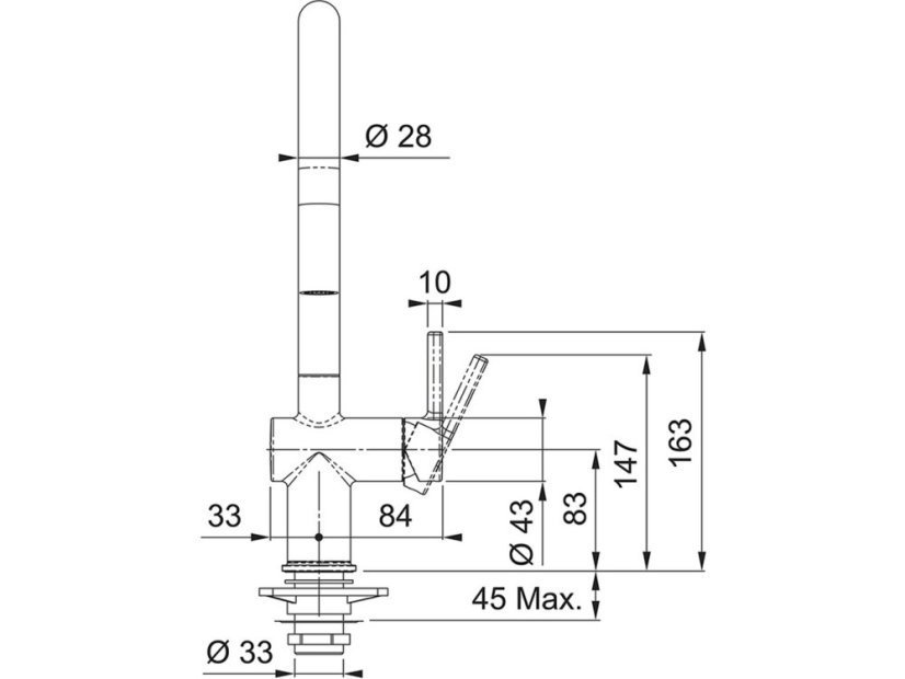 Drezová batéria Franke FN 4090.031 Active New Chrom