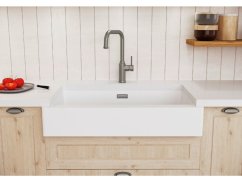 Granitový drez Blanco VINTERA XL 9-UF biela bez excentru