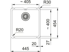 Keramický dřez Franke KXK 110-41 Glacier