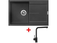 Sinks ULTIMA 790 Metalblack + Elka černá matná