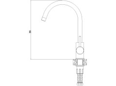 Dřezová baterie Alveus Roxa chrom