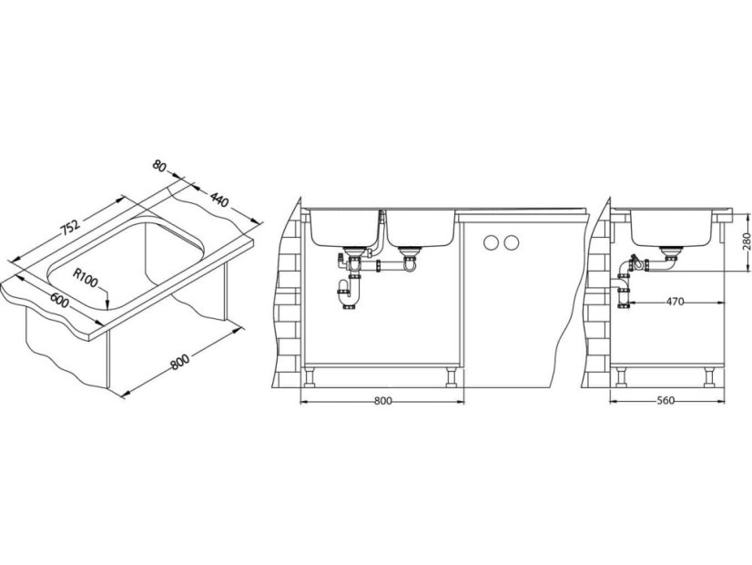 Nerezový drez Alveus CLASSIC PRO 110