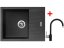 Sinks PERFECTO 650 Pureblack + Vitalia GR