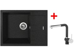 Sinks AMANDA 650 Granblack + Mix 3 P GR Sinks AMANDA 650 Granblack + Mix 3 P GR