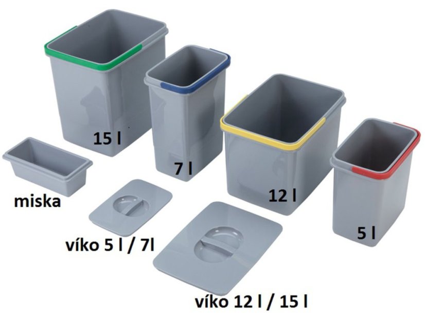 Sinks samostatný koš 15 l