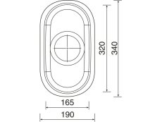 Nerezový dřez Sinks UNDERMOUNT 190 V nákres