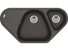 Granitový dřez Franke AZG 661-E matná černá