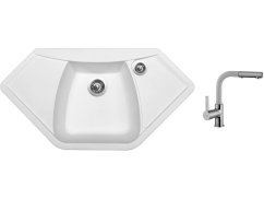 Set Sinks NAIKY 980 Milk + baterie Sinks ENIGMA S Milk