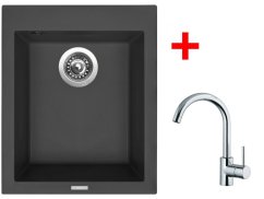 Set Sinks Cube 410 Nanoblack+MIX 35