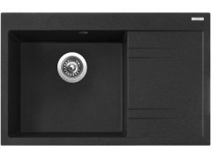 Granitový drez Sinks RIM 780 L Granblack ľavý