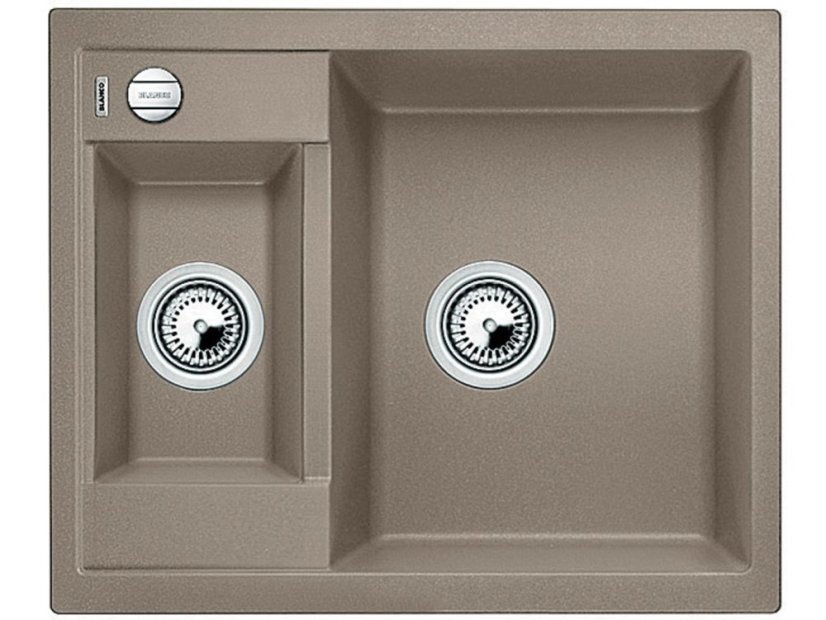 Granitový drez Blanco METRA 6 tartufo s excentrom